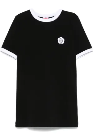 Kenzo Tops, Dames, Zwart, L, Katoen, T-shirt