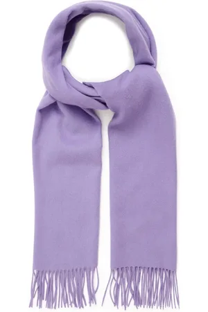 Part Two Accessoires, Dames, Paars, ONE Size, Zachte Sjaal met Franjes
