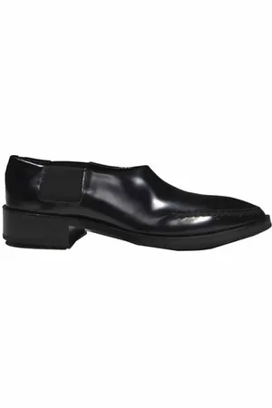 Jil Sander Schoenen, Dames, Zwart, 40 EU, Leer, Zwarte leren slip-on loafers