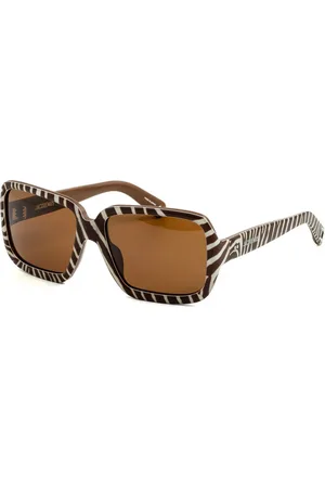 Jacquemus Accessoires, Dames, Bruin, 60 MM, Cabana Zonnebril