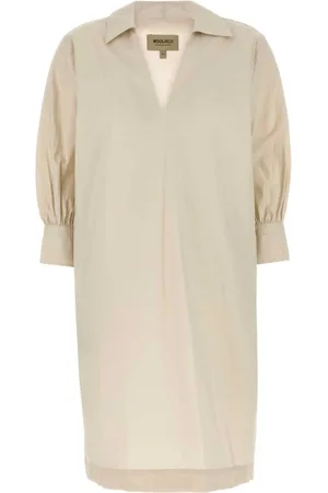 Woolrich Kleedjes, Dames, , XS, Poplin Jurk voor Vrouwen