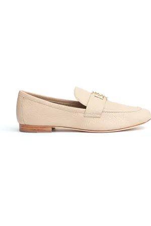 Tory Burch Schoenen, Dames, , 39 EU, Leer, Leren Mocassin met Logo