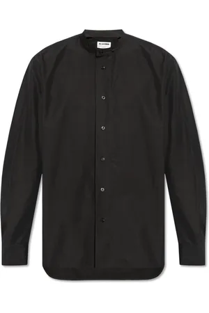 Jil Sander Overhemden, Heren, Zwart, XL, Katoen, Monday PM Shirt