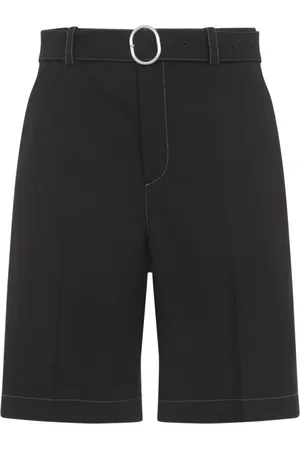 Jil Sander Korte broeken, Heren, Zwart, S, Polyester, Stijlvolle Shorts