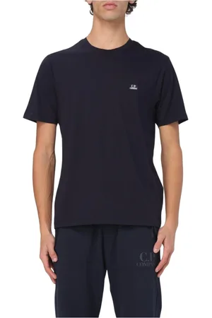 C.P. Company Tops, Heren, Blauw, XL, Blauwe T-shirts en Polos