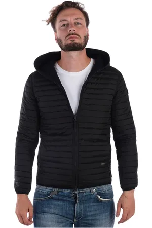 D.A. Daniele Alessandrini Jassen, Heren, Zwart, M, Polyester, Vulcano Eco Bomber Jas