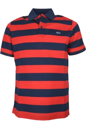 Paul & Shark Tops, Heren, Blauw, M, Katoen, Iconic Badge Polo Shirt