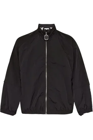 J.W.Anderson Jassen, Heren, Zwart, M, Nylon, Raglan Sleeve Track Jacket