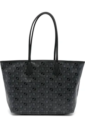 MOREAU Tassen, Dames, Bruin, ONE Size, Zwarte Toggle Sluiting Top Handvat Tas