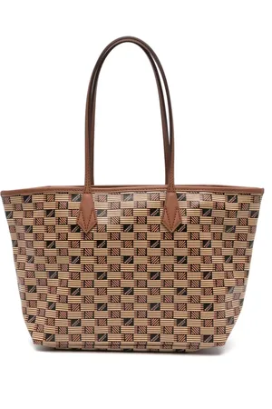 MOREAU Tassen, Dames, Bruin, ONE Size, Bruine Toggle Sluiting Top Handvat Tas