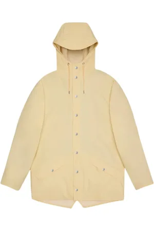 Rains Jassen, Heren, Geel, S, Minimalistische Waterdichte Jas