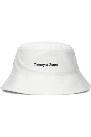 Tommy Hilfiger Accessoires, Heren, Wit, ONE Size, Sport Bucket Hat