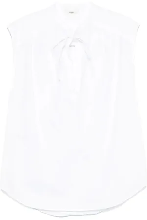 BARENA Tops, Dames, Wit, XS, Katoen, Witte Katoenen Overhemd met Klassiek Ontwerp