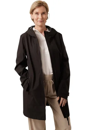 Woolrich Mantels, Dames, Zwart, L, Polyester, Leavitt Light Parka