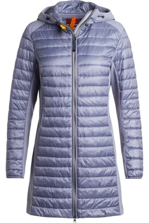 Parajumpers Mantels, Dames, Paars, M, Polyester, Hybride gewatteerde jas met donsbestendige stof