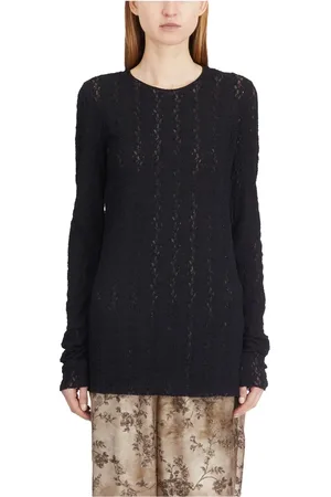 UMA WANG Truien, Dames, Zwart, S, Teresa Top