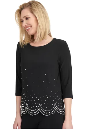 Joseph Ribkoff Blouses & Shirts, Dames, Zwart, S, Polyester, Blouse