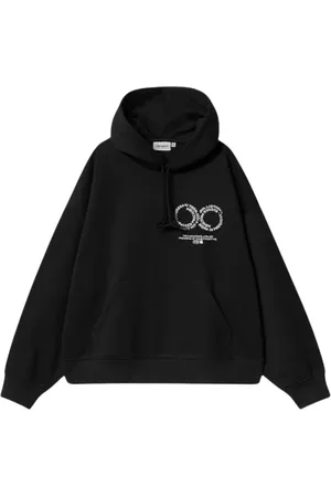 Carhartt Sweatshirts & Hoodies, Heren, Zwart, M, Katoen, Luxe Hooded Rotation Sweatshirt