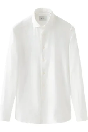 Eton Overhemden, Heren, Wit, 4Xl, Wit Overhemd Lange Mouw