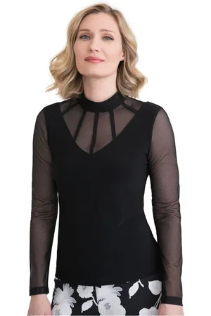 Joseph Ribkoff Blouses & Shirts, Dames, Zwart, L, Polyester, Blouse