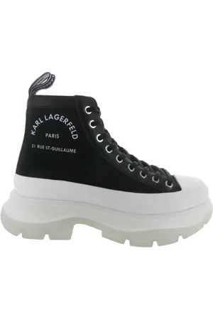 Karl Lagerfeld Schoenen, Dames, Zwart, 38 EU, Leer, Luna Maison Boots