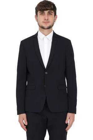 Patrizia Pepe Jassen, Heren, Blauw, 2Xl, Polyester, Single-Breasted Blazer