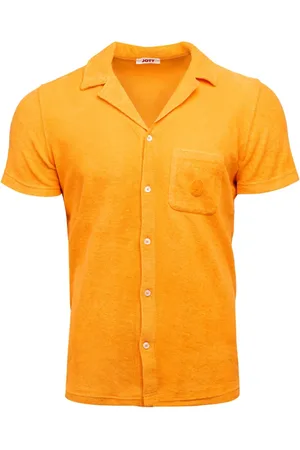 Jott Overhemden, Heren, Oranje, M, Katoen, Polo Shirt Castelo 2.0