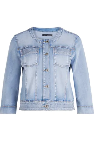 Betty Barclay Jassen, Dames, Blauw, 4Xl, Denim, Klassieke Denim Jack