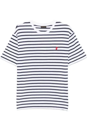 save the duck Tops, Heren, Blauw, XL, Blauwe T-shirts en Polos met Logo