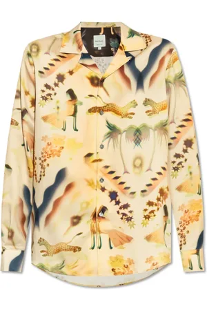 Paul Smith Overhemden, Heren, Veelkleurig, L, Printed Shirt