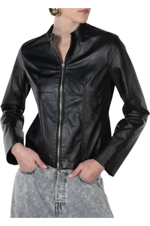 Kaos Jassen, Dames, Zwart, L, Leren jas Rp 1Sf 002