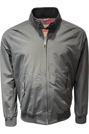 Baracuta Jassen, Heren, Grijs, 2Xl, Klassieke Harrington-jas in het zwart