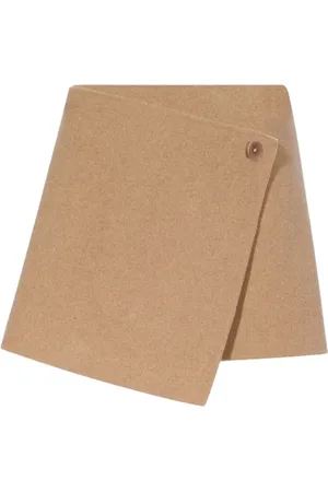 Proenza Schouler Rokken, Dames, , M, Omkeerbare Asymmetrische Rok met Knopen