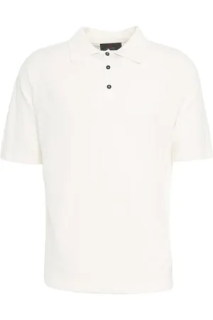 Peuterey Tops, Heren, Wit, L, Katoen, Terry Polo Shirt