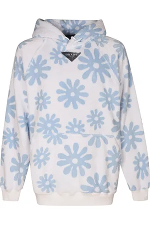 Prada Sweatshirts & Hoodies, Heren, Blauw, M, Clear Hoodie