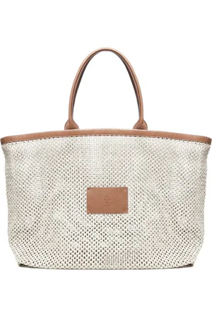 ELEVENTY Tassen, Heren, , ONE Size, Stijlvolle tweekleurige tote tas