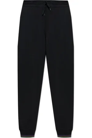 Paul Smith Broeken, Heren, Zwart, L, Katoen, Cotton Trainingsbroeken