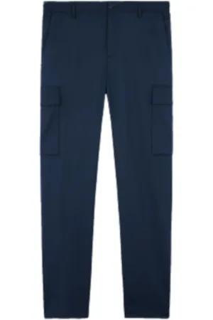 Paul & Shark Broeken, Heren, Blauw, 2Xl, Navy Cargo Broek