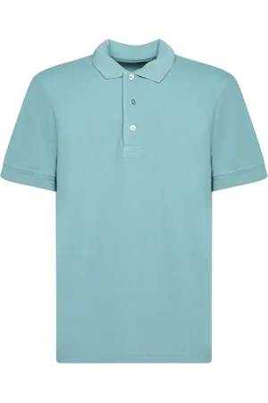 Tom Ford Tops, Heren, Groen, 2Xl, Katoen, Lyocell Piquet Polo