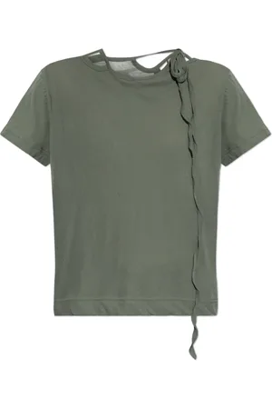 Y-3 Tops, Dames, Groen, M, Katoen, Cotton Top