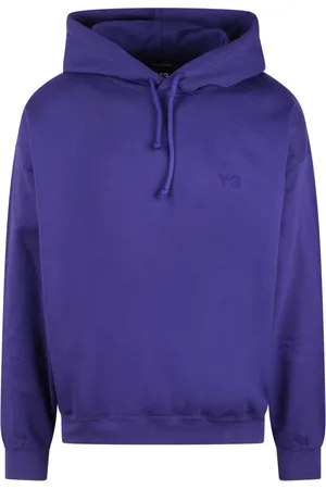 Y-3 Sweatshirts & Hoodies, Heren, Blauw, S, Katoen, Brushed Terry Hoodie