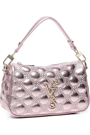 V°73 Tassen, Dames, Roze, ONE Size, Roze Metallic Gewatteerde Schoudertas