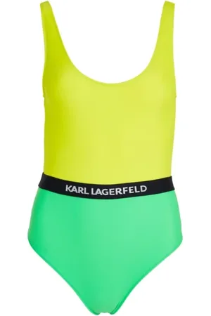 Karl Lagerfeld Badkleding, Dames, Groen, S, Colour Block Badpak
