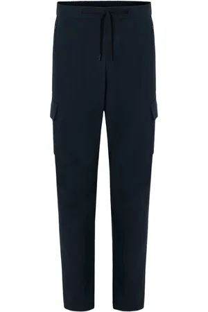 HERNO Broeken, Heren, Blauw, L, Cargo Broek met Moderne Stijl