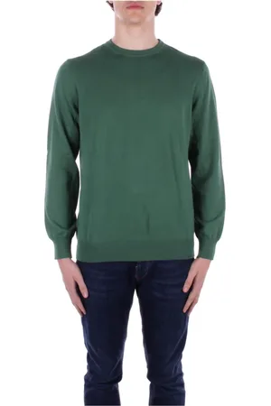Paul & Shark Truien, Heren, Groen, XL, Katoen, Groene Yachting Logo Trui