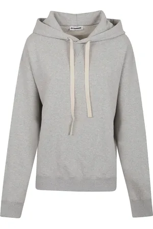 Jil Sander Sweatshirts & Hoodies, Dames, Grijs, XS, Katoen, Grijze Sweatshirt voor Vrouwen Casual Outfits