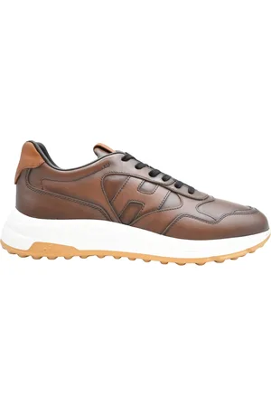 Hogan Schoenen, Heren, Bruin, 40 EU, Leer, Hyperlight Sneakers