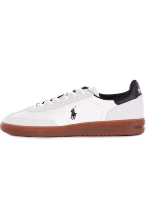 Ralph Lauren Schoenen, Heren, Wit, 40 EU, Leer, Sneakers Wit