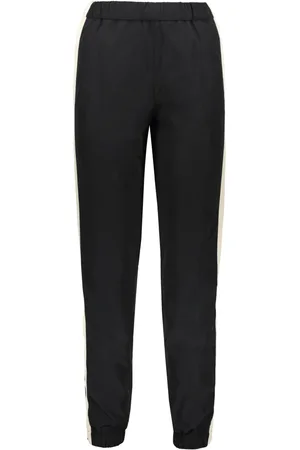 Kenzo Broeken, Dames, Zwart, 2Xs, Polyester, Trainingsbroek met zijstrepen