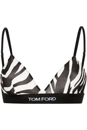 Tom Ford Ondergoed, Dames, Zwart, S, Zebraprint Mesh BH